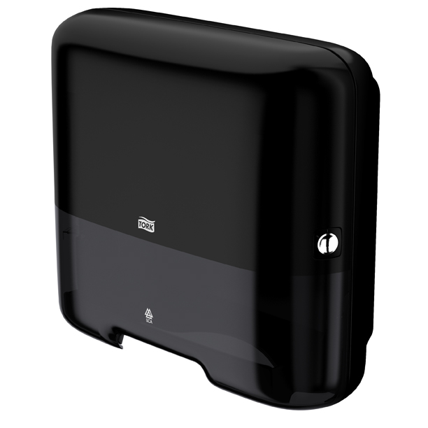 Dispenser de prosoape de hârtie pliate C-Box Mini TORK negru H3