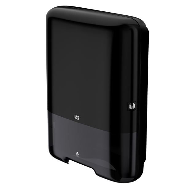 Dispenser de prosoape de hârtie pliate C-Box TORK negru H3