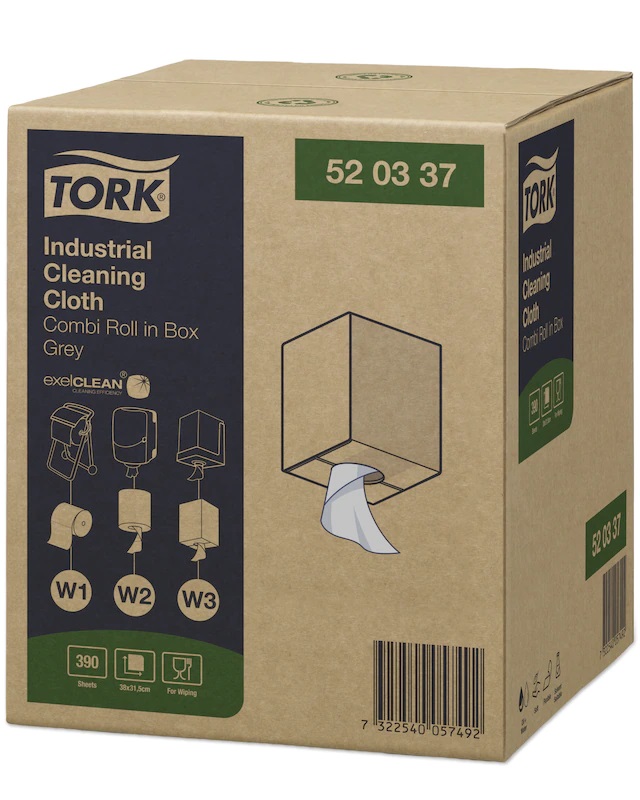 Material nețesut Tork Premium 520 rolă mică gri - 1 buc.