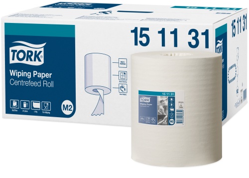Prosoape de hârtie la rolă TORK Advanced 415 alb TAD M2 - 6 bucăți