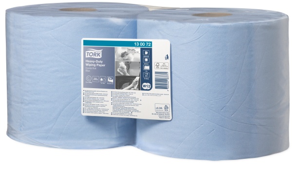 Prosop de hârtie industrial Tork Advanced 430 rolă mică albastră - 2 buc
