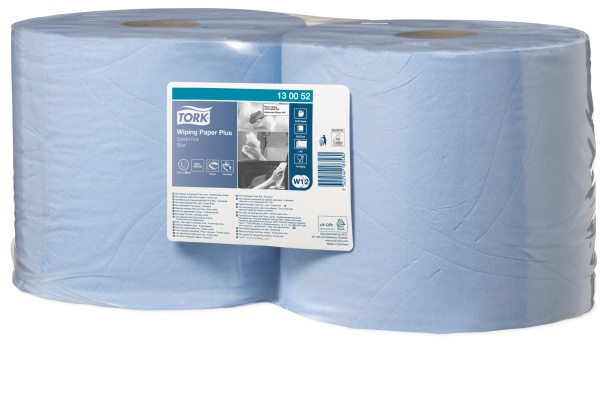 Prosop de hârtie industrial Tork Advanced 420 rolă mică albastră - 2 buc