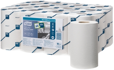 Prosoape de hârtie în mini rolă TORK Reflex M3 cu un strat - 12 buc
