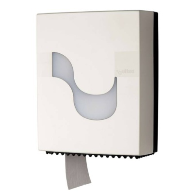 Dispenser de hârtie igienică Celtex Mini, plastic alb