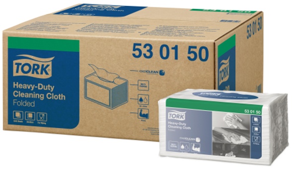 Material nețesut Tork Premium 530, pachet mic, alb - 45 buc.