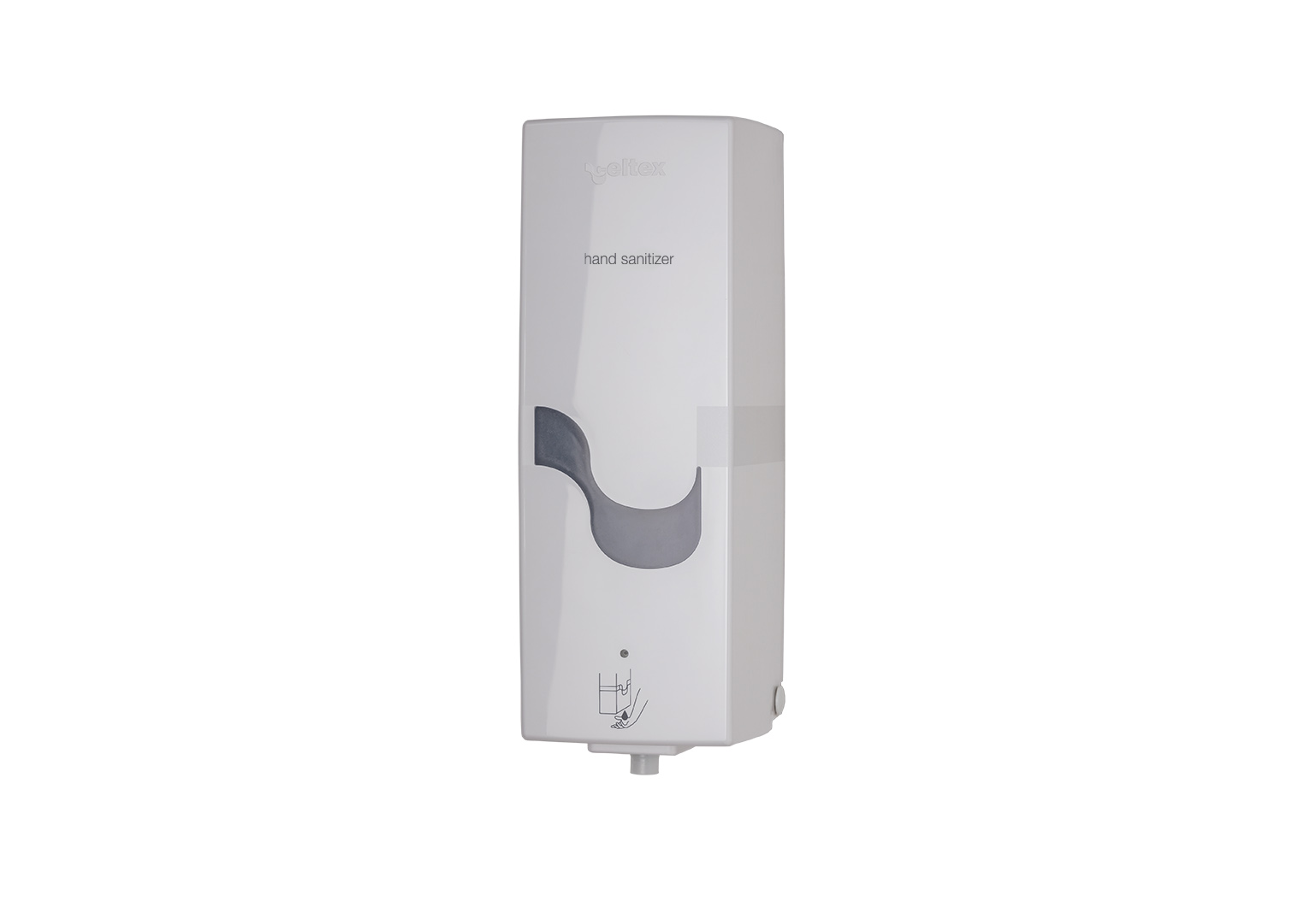 Dispenser dezinfectant gel fără atingere CELTEX 0,8l plastic alb
