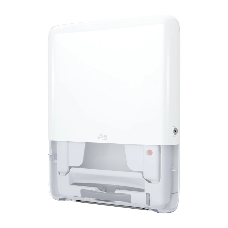 Dispenser de prosoape pliabile TORK PeakServe® Mini White H5, cu pliere continuă