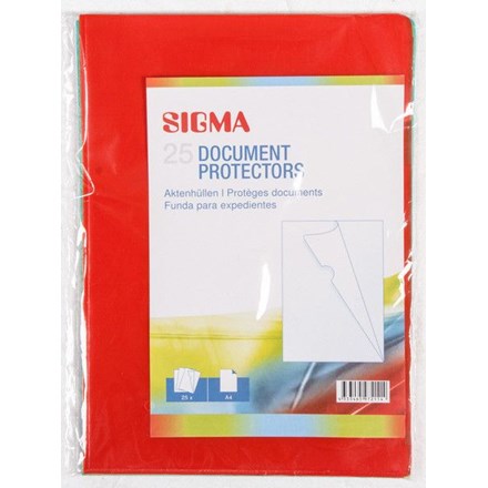 SIGMA Husă pentru dosare L A4 120 µ 25 buc