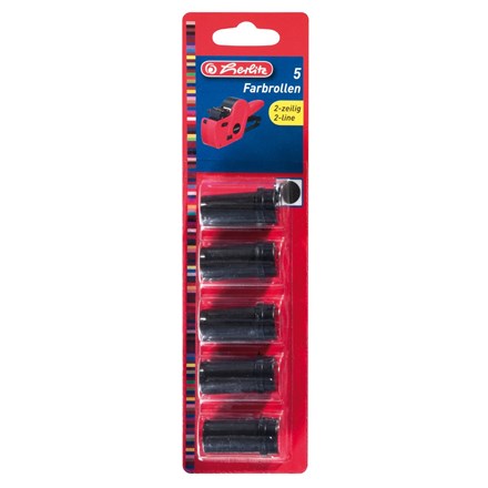Rolă de vopsea Herlitz pentru clește cu două rânduri, 1 buc.