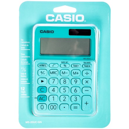 Calculator CASIO MS 20 UC GN verde 1 buc.