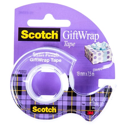 Bandă adezivă Scotch transparentă cadou 1 buc.