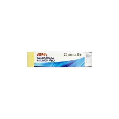 SIGMA Bandă de mascare 25 mm x 50 m 1 buc.