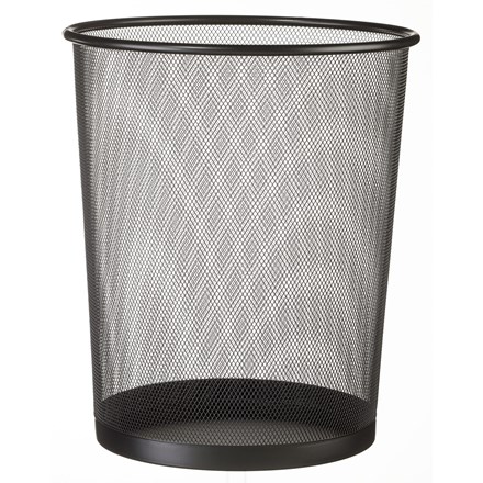 Coș de gunoi metalic SIGMA 18 l negru 1 buc.