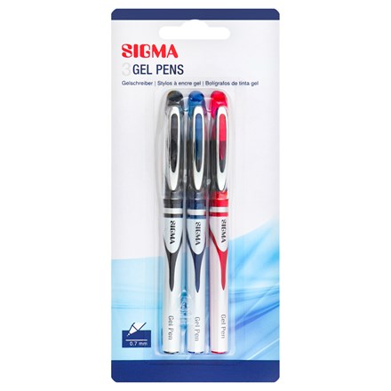 Clipsuri SIGMA pentru pixuri cu gel, mix 0.7, 1 buc.