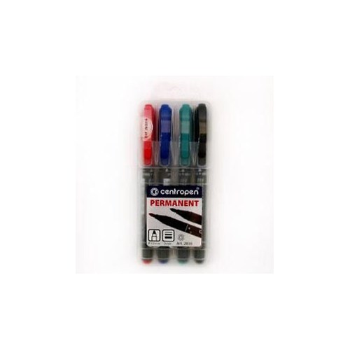 Centropen Marker permanent 2836 set de 4 bucăți