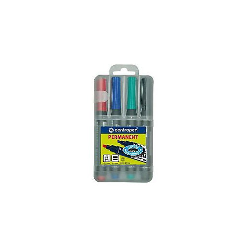 Centropen Marker permanent 8516 set de 4 bucăți