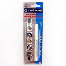 Marker cu vopsea Centropen 9211 0,7 mm alb 1 buc.