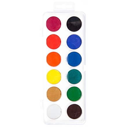 Acuarele KOH-I-NOOR, set mare, 12 culori, 1 buc.
