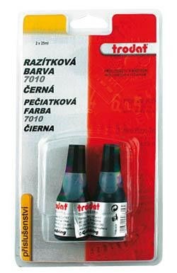 Cerneală neagră pentru ștampilă Trodat, set de 2 bucăți