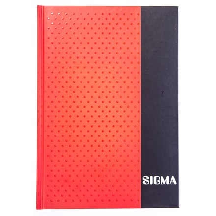 Caiet SIGMA A5 80 coli liniate roșu 1 buc