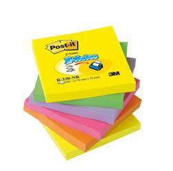 Blocnotes POST-IT 76 x 76 mm 100 L colorat 6 buc