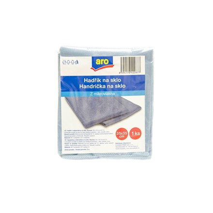Lavetă de sticlă Aro Micro 35 x 35 cm 3 bucăți