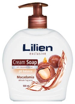 Săpun lichid Lilien Exclusive cu aromă de Macadamia 500 ml