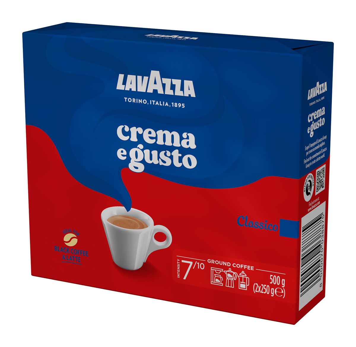 LAVAZZA Creme e Gusto cafea macinata 2 x 250 g
