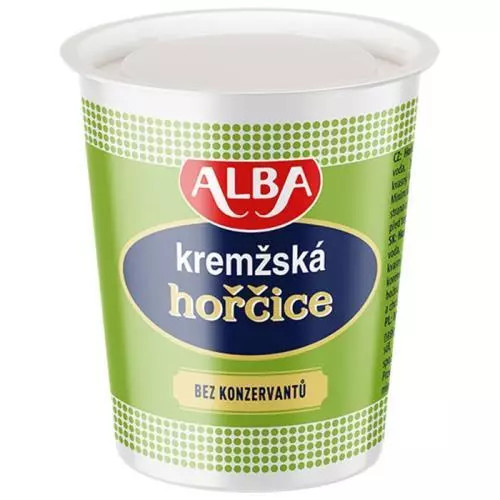 Ceașcă Kremžska muștar Alba 200g
