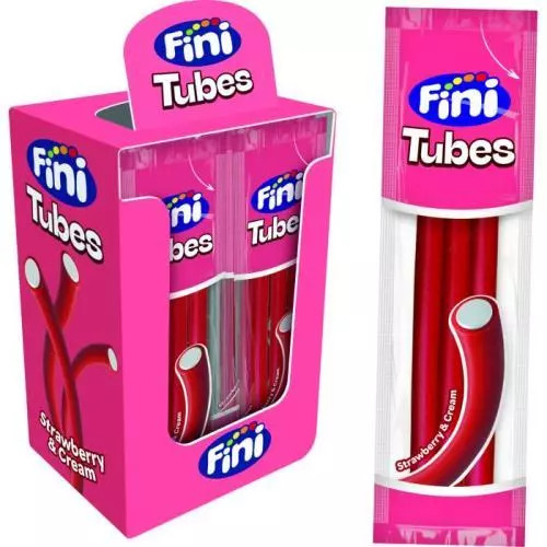 Fini mini benzi căpșuni și cremă /24/ 15g