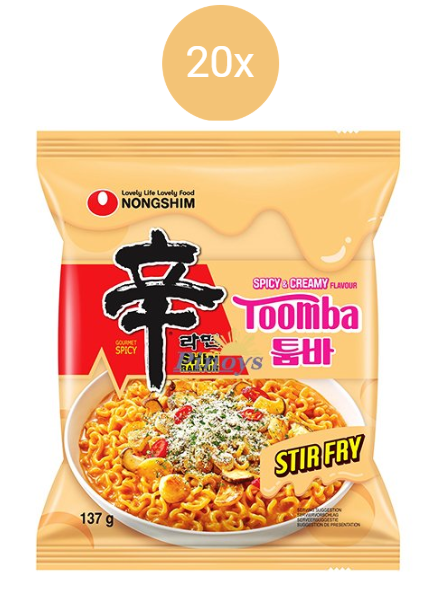 Nong Shim SHIN RAMYUN TOOMBA 20x137g
