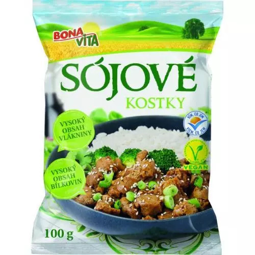 Cuburi de soia BonaVita 100g