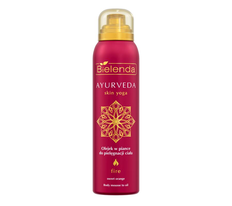 BIELENDA AYURVEDA SKIN YOGA Ulei de corp sub formă de spumă cu portocală și ienupăr, 150 ml