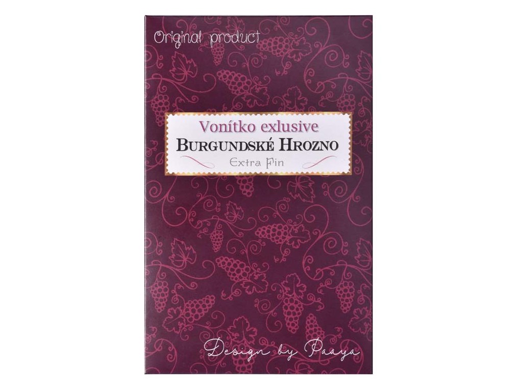 Parfum de rufe cu struguri de Burgundia