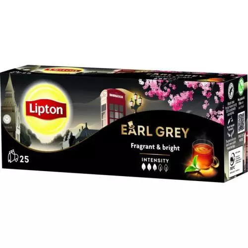 Ceai Lipton Earl Grey 25 x 1,5 g