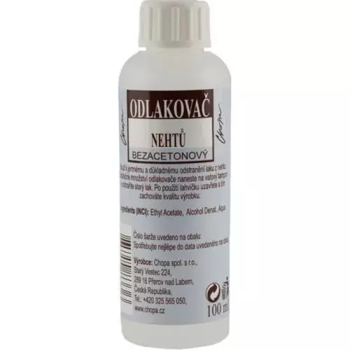 Dizolvant de ojă Chopa fără acetonă 100ml