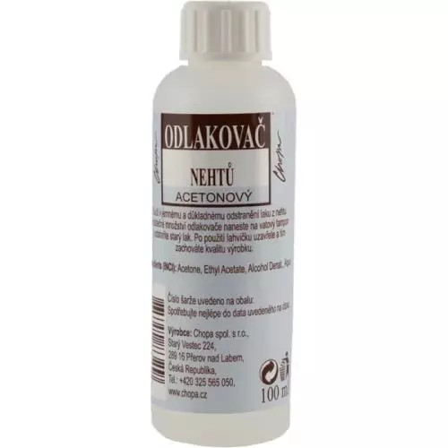 Dizolvant de ojă Chopa cu acetonă 100 ml