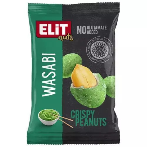 Arahide crocante Elite cu wasabi 70g