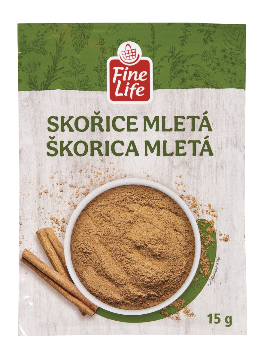Fine Life Scorțișoară măcinată 5 x 15 g