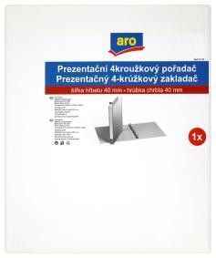 Dosar de prezentare Aro cu 4 inele A4 40 mm alb 1 buc.