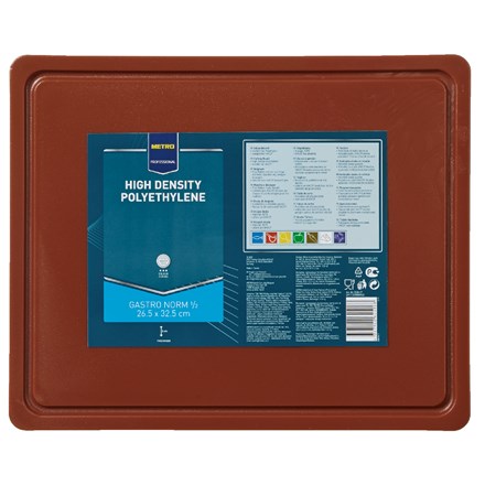 Tocător METRO PROFESSIONAL GN1/2 HACCP maro 1 buc.