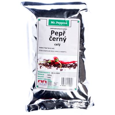 Piper negru întreg Mr. Pepprna 500 g