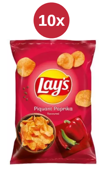 Paprika picantă Lays 10x130g