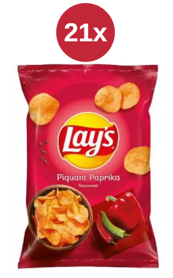 Paprika picantă Lays 21x130g