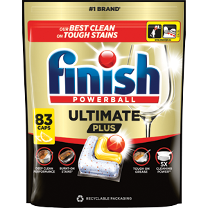 Tabletă Finish (83 buc/pachet) UltimPlus Lemon