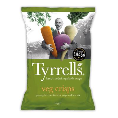 Chipsuri de legume Tyrrels 125 g