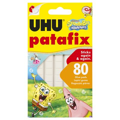 UHU Patafix Spongebob alb 80 buc