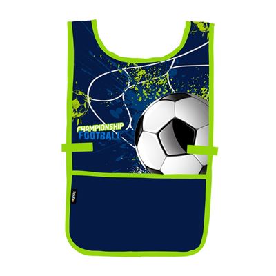 Șorț poncho din carton, model fotbal, 1 buc.