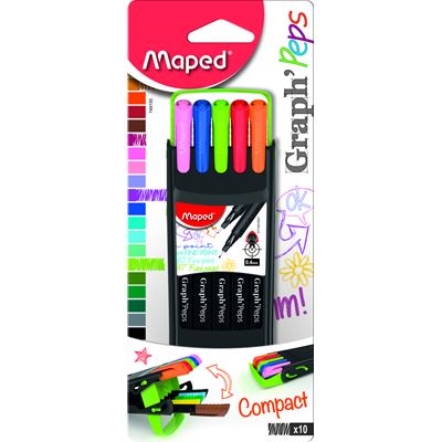 Maped Liner Graph Peps 10 bucăți