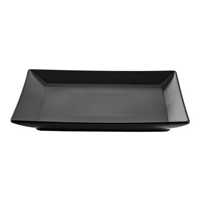 METRO PROFESSIONAL Farfurie Mac 21 x 21 cm gresie neagră 6 buc